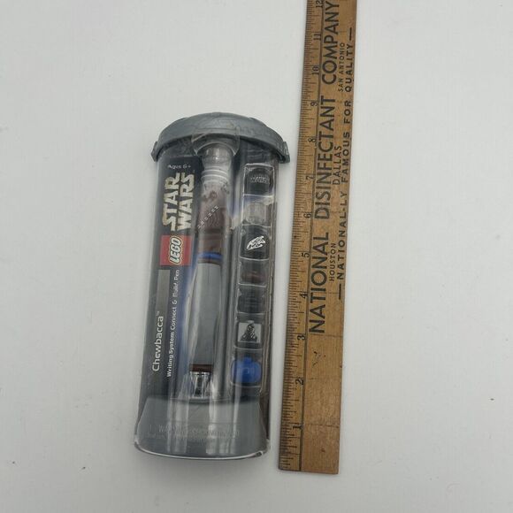 Vintage NOS LEGO Star Wars Chewbacca Writing System Connect & Build Pen - Picture 2 of 5